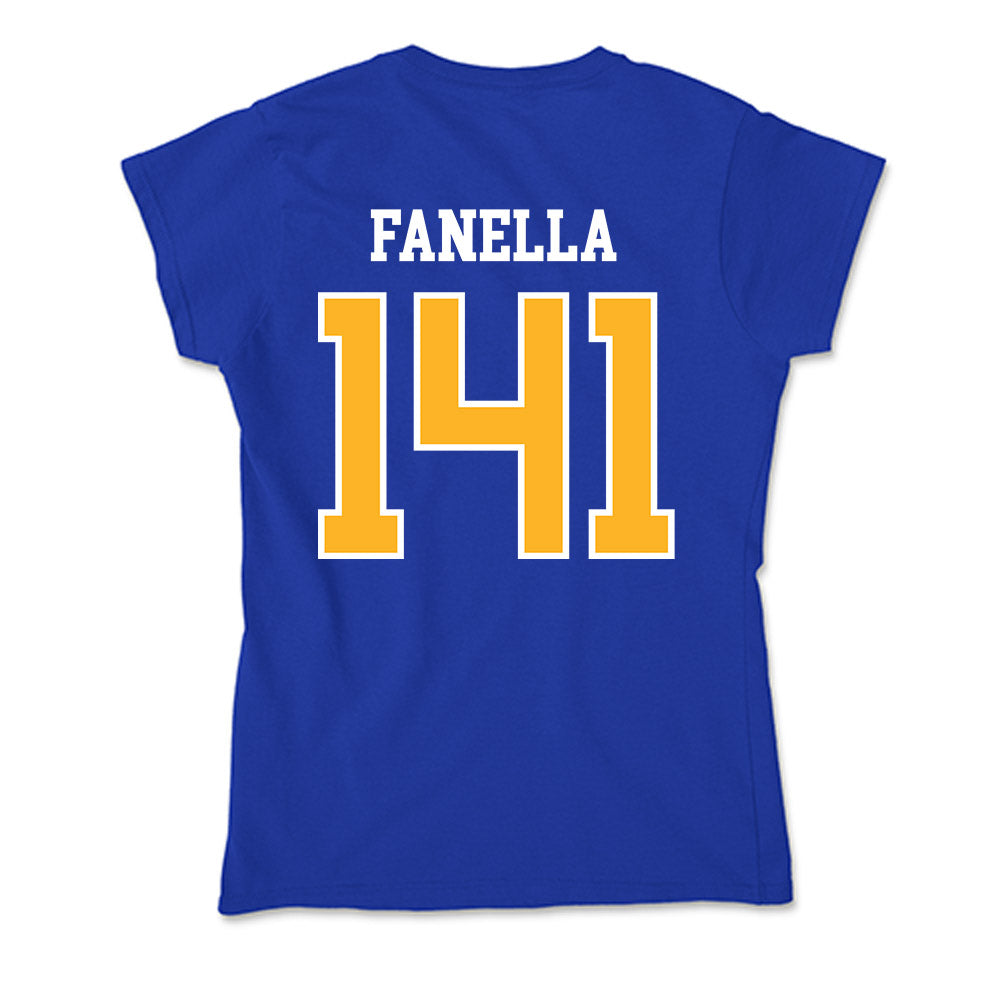 Pittsburgh - NCAA Wrestling : Nico Fanella - Soft Style Women’s T-Shirt-1