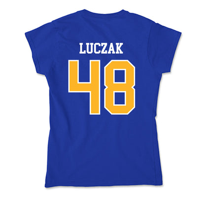 Pittsburgh - NCAA Baseball : Andrew Luczak - Soft Style Women’s T-Shirt-1