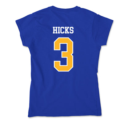 Pittsburgh - NCAA Football : Blue Hicks - Soft Style Women’s T-Shirt-1