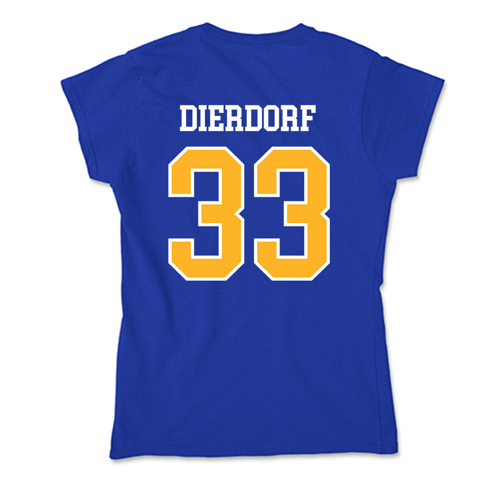 Pittsburgh - NCAA Baseball : Carter Dierdorf - Soft Style Women’s T-Shirt-1