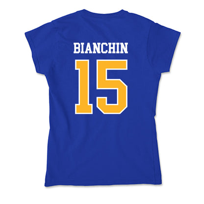 Pittsburgh - NCAA Women's Soccer : Adi Bianchin - Soft Style Women’s T-Shirt-1