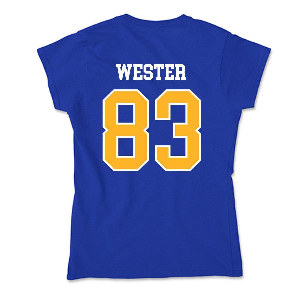 Pittsburgh - NCAA Football : Dylan Wester - Soft Style Women’s T-Shirt-1