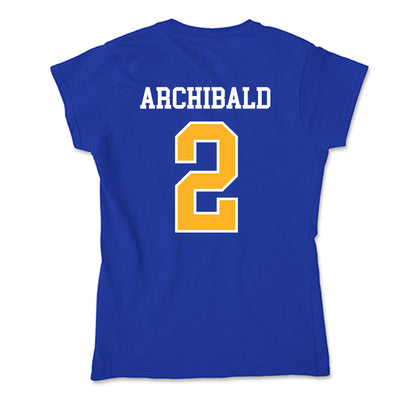 Pittsburgh - NCAA Women's Soccer : Mya Archibald - Soft Style Women’s T-Shirt-1