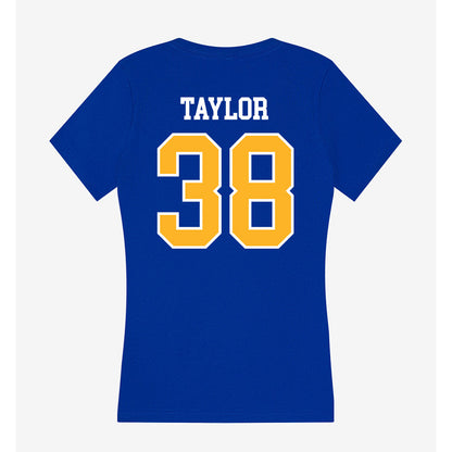Pittsburgh - NCAA Football : Emmanuel Taylor - Women's V-Neck T-Shirt-1