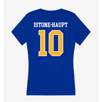 Pittsburgh - NCAA Women's Soccer : Weslee Istone-Haupt - Women's V-Neck T-Shirt-1