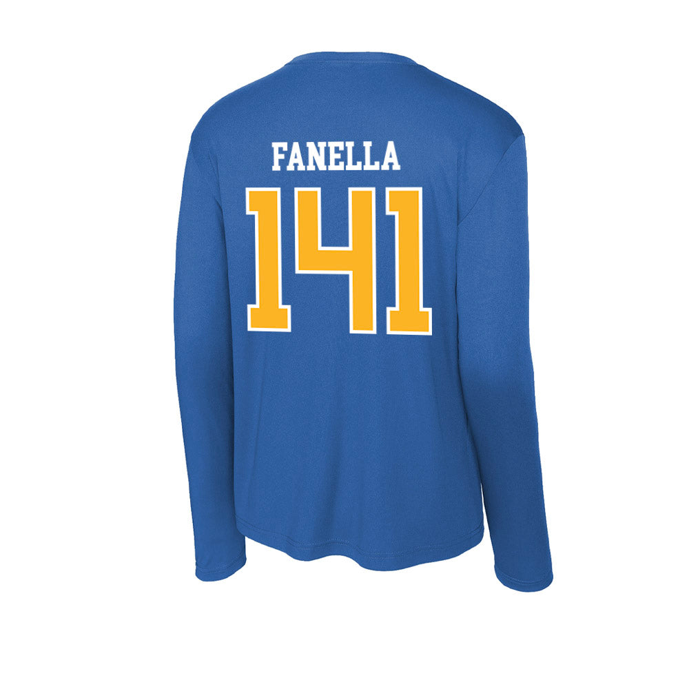 Pittsburgh - NCAA Wrestling : Nico Fanella - Activewear Long Sleeve T-Shirt-1