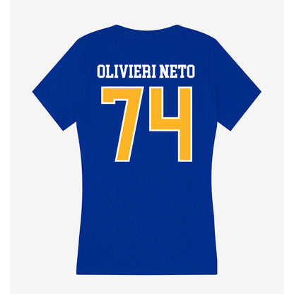 Pittsburgh - NCAA Football : Ernesto Olivieri Neto - Women's V-Neck T-Shirt-1