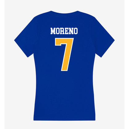 Pittsburgh - NCAA Softball : Luci Moreno - Women's V-Neck T-Shirt-1