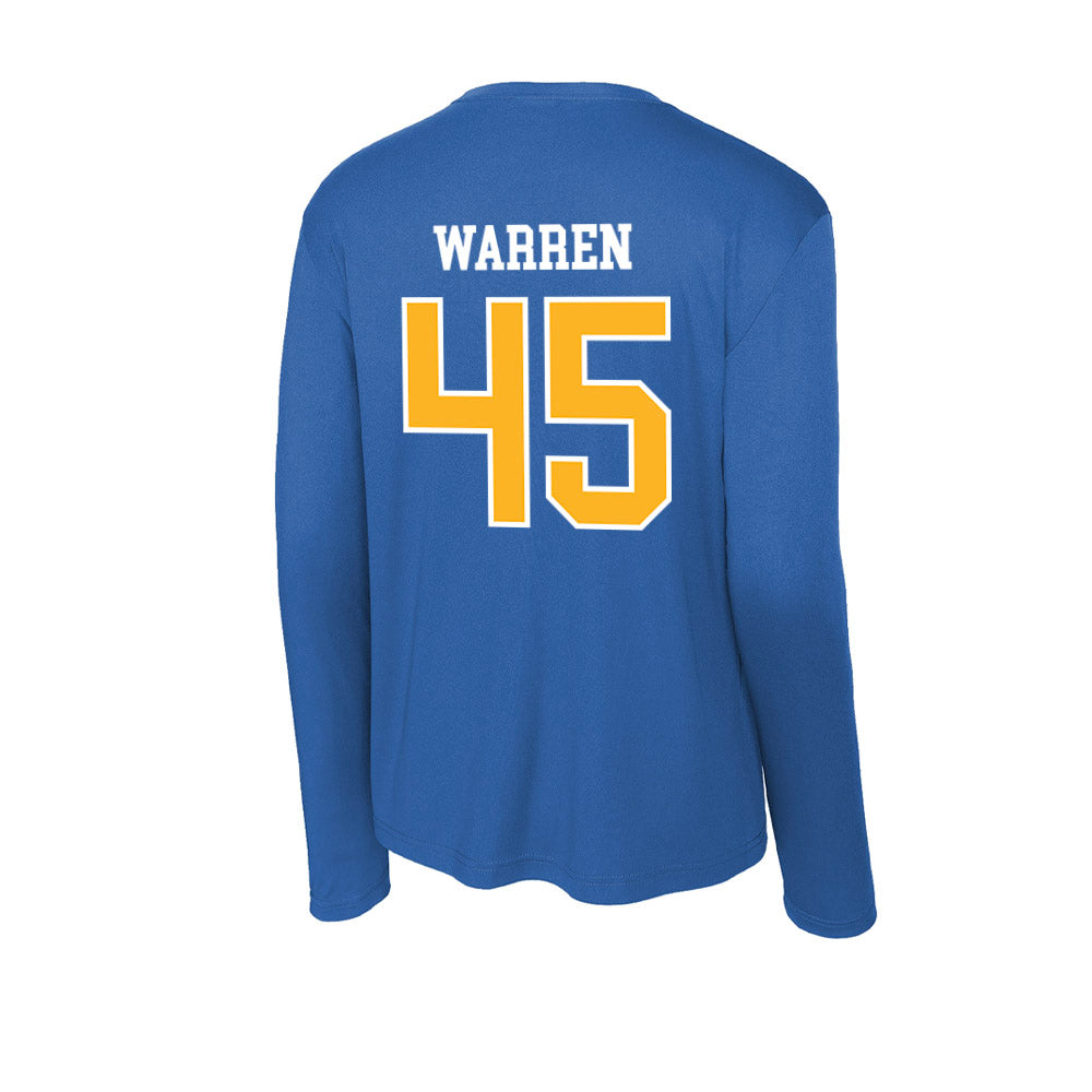 Pittsburgh - NCAA Football : Jeremiah Warren - Activewear Long Sleeve T-Shirt-1