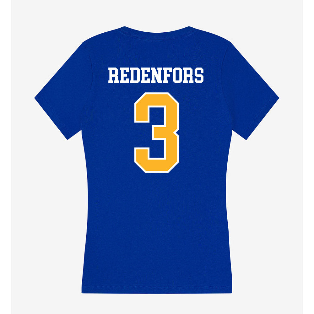 Pittsburgh - NCAA Men's Soccer : Jacob Redenfors - Women's V-Neck T-Shirt-1