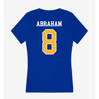 Pittsburgh - NCAA Women's Soccer : Lola Abraham - Women's V-Neck T-Shirt-1