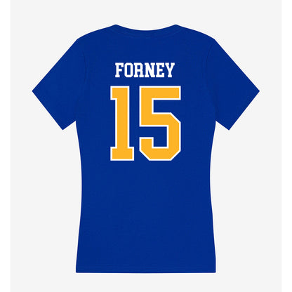 Pittsburgh - NCAA Football : Tony Forney - Women's V-Neck T-Shirt-1