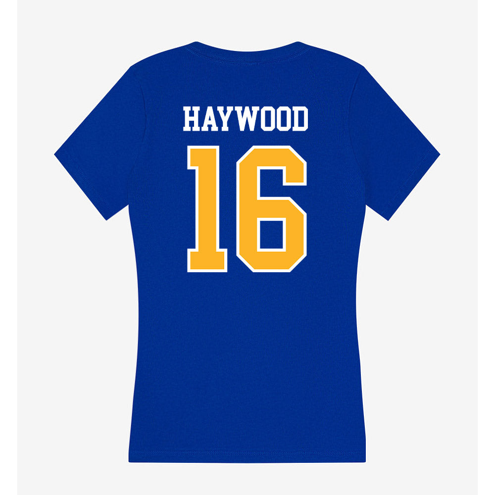 Pittsburgh - NCAA Women's Lacrosse : Amelia Haywood - Women's V-Neck T-Shirt-1