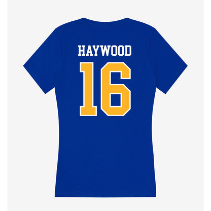Pittsburgh - NCAA Women's Lacrosse : Amelia Haywood - Women's V-Neck T-Shirt-1