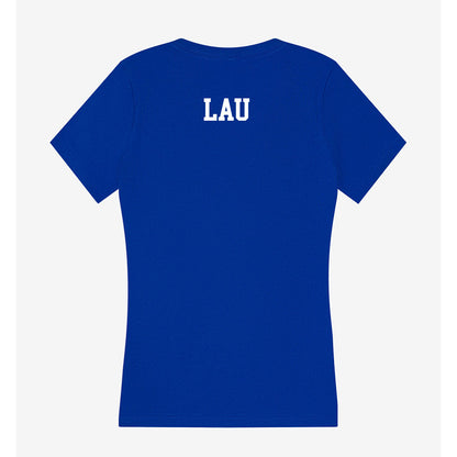 Pittsburgh - NCAA Women's Gymnastics : Ally Lau - Women's V-Neck T-Shirt-1