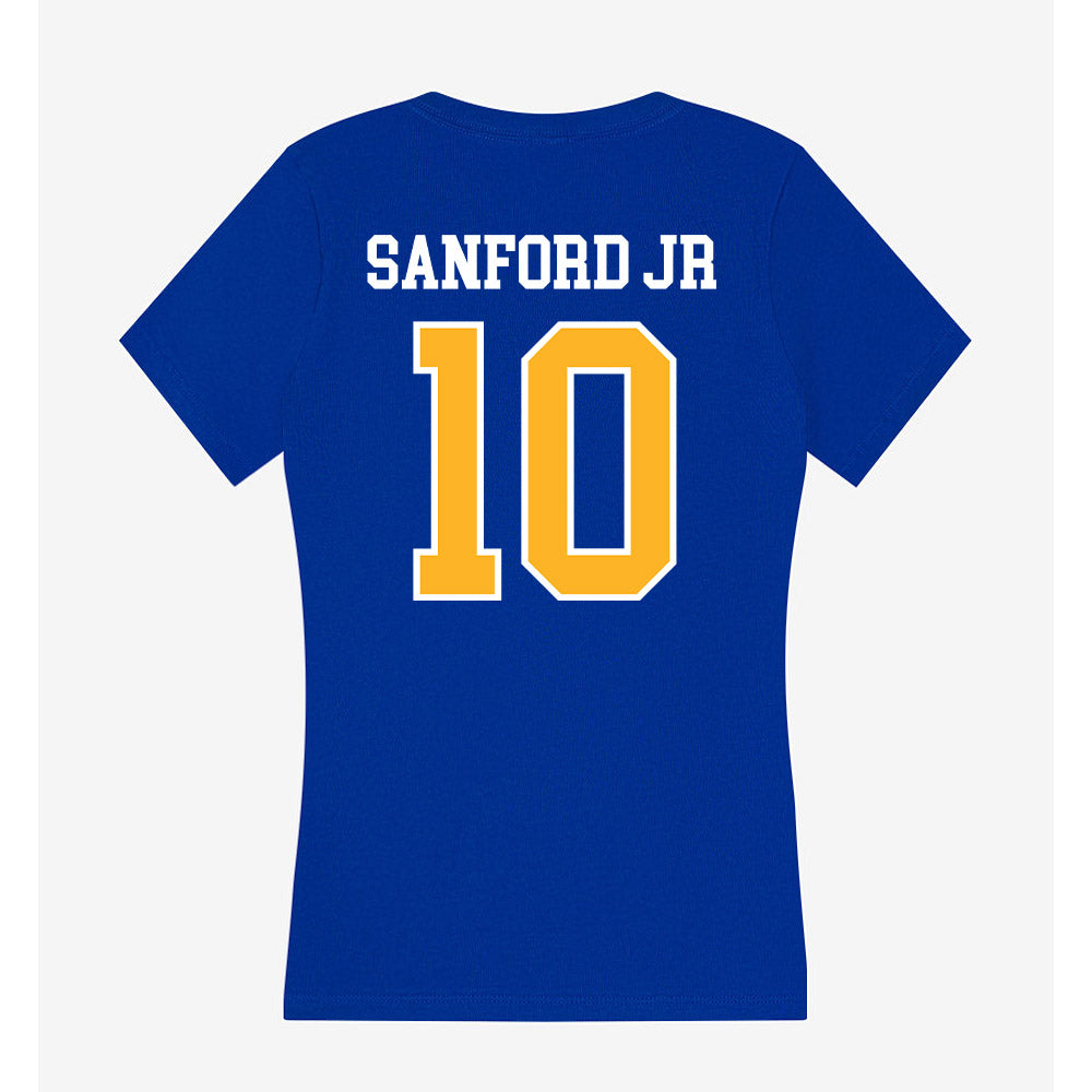 Pittsburgh - NCAA Football : Alex Sanford JR - Women's V-Neck T-Shirt-1