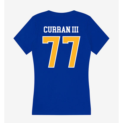 Pittsburgh - NCAA Football : John Curran III - Women's V-Neck T-Shirt-1