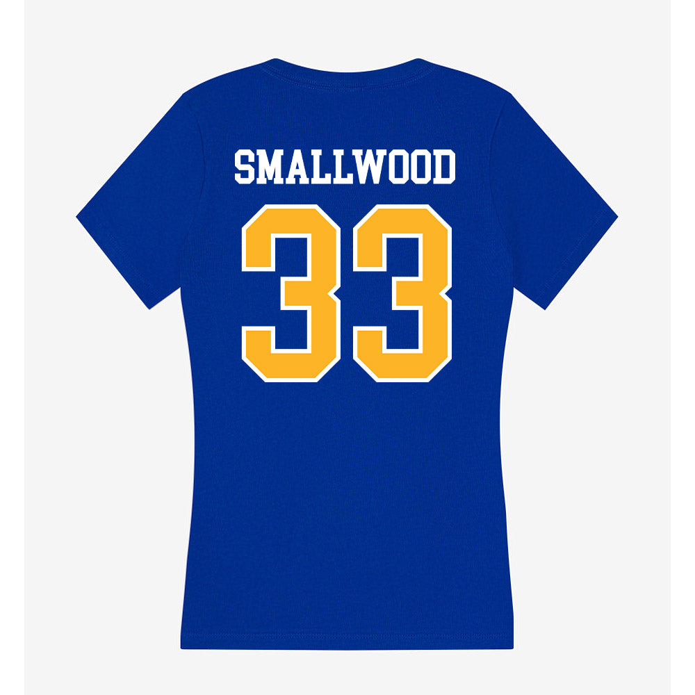 Pittsburgh - NCAA Women's Volleyball : Jessica Smallwood - Women's V-Neck T-Shirt-1