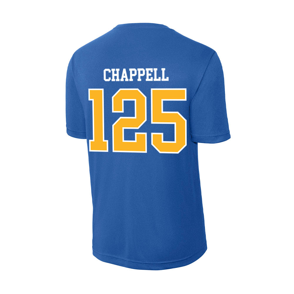 Pittsburgh - NCAA Wrestling : Tyler Chappell - Activewear T-Shirt-1