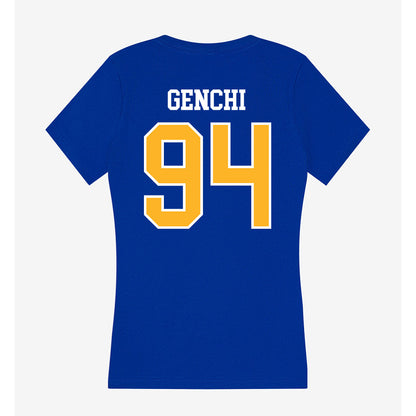 Pittsburgh - NCAA Football : Carter Genchi - Women's V-Neck T-Shirt-1