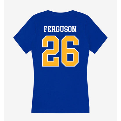 Pittsburgh - NCAA Football : Damon Ferguson - Women's V-Neck T-Shirt-1