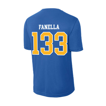 Pittsburgh - NCAA Wrestling : Nico Fanella - Activewear T-Shirt-1