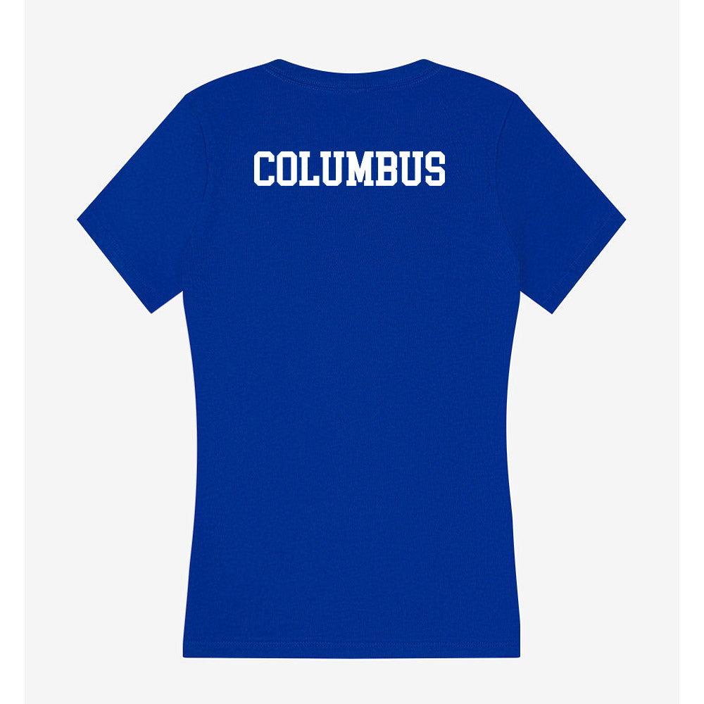Pittsburgh - Dance Team : Christina Columbus - Women's V-Neck T-Shirt-1