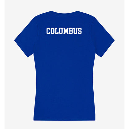 Pittsburgh - Dance Team : Christina Columbus - Women's V-Neck T-Shirt-1