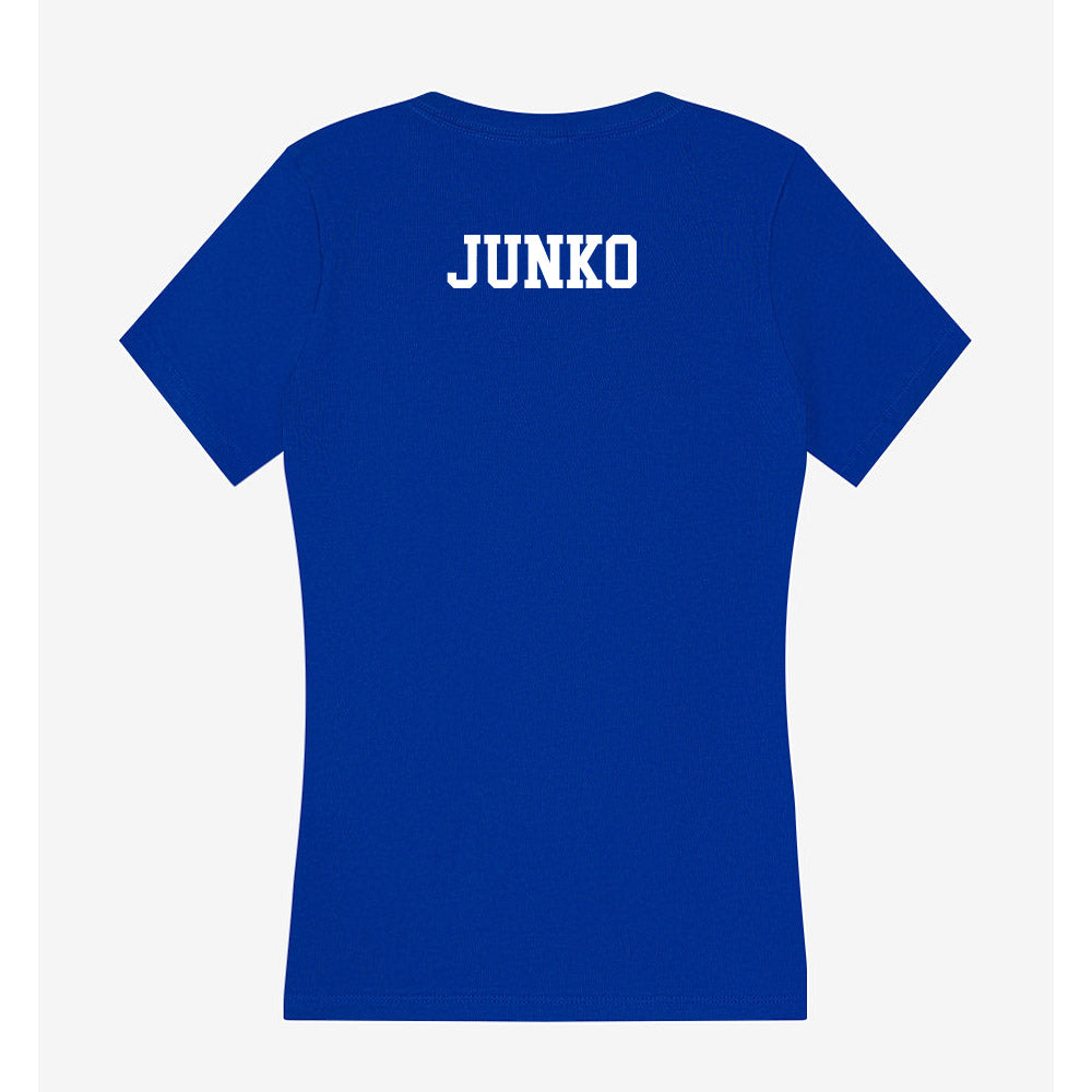 Pittsburgh - NCAA Cheerleading : Bryn Junko - Women's V-Neck T-Shirt-1