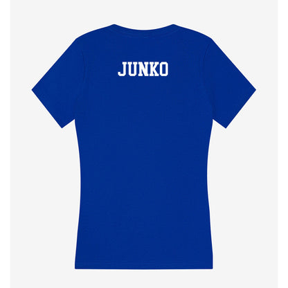 Pittsburgh - NCAA Cheerleading : Bryn Junko - Women's V-Neck T-Shirt-1