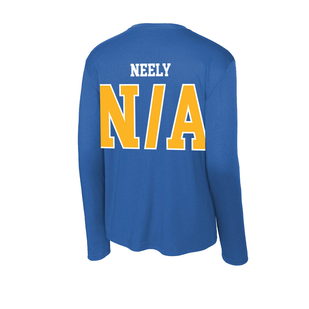 Pittsburgh - NCAA Women's Track & Field : Logan Neely - Activewear Long Sleeve T-Shirt-1