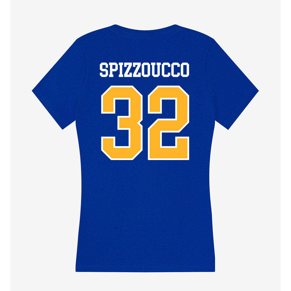 Pittsburgh - NCAA Baseball : Vincent Spizzoucco - Women's V-Neck T-Shirt-1