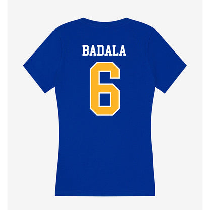 Pittsburgh - NCAA Baseball : John Badala - Women's V-Neck T-Shirt-1