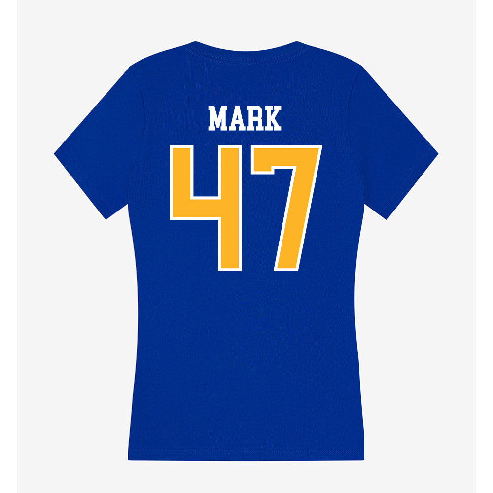 Pittsburgh - NCAA Football : Jaxson Mark - Women's V-Neck T-Shirt-1