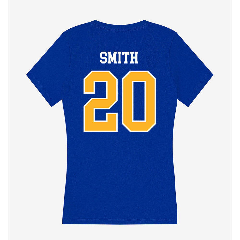 Pittsburgh - NCAA Football : synkwan smith - Women's V-Neck T-Shirt-1