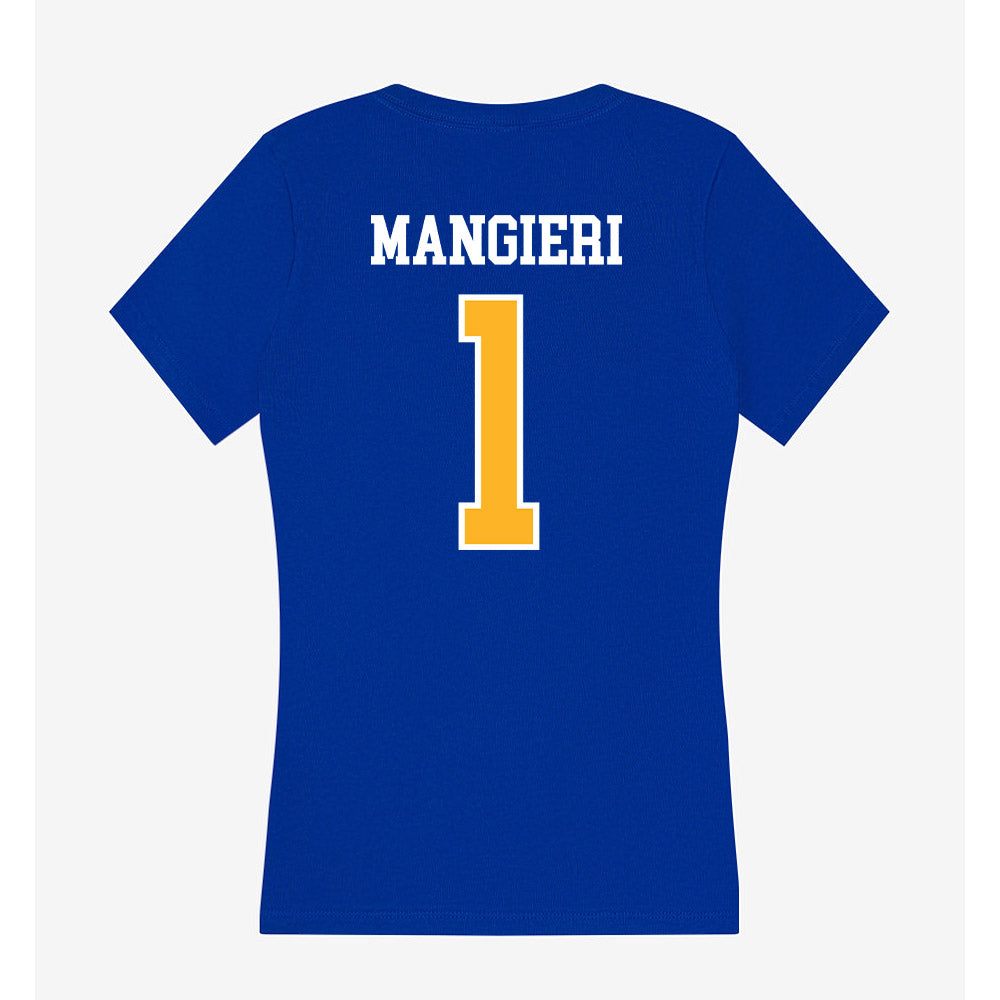 Pittsburgh - NCAA Softball : Keara Mangieri - Women's V-Neck T-Shirt-1