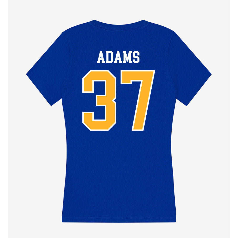 Pittsburgh - NCAA Baseball : JT Adams - Women's V-Neck T-Shirt-1