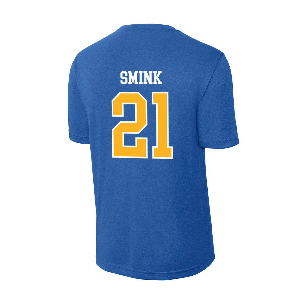 Pittsburgh - NCAA Baseball : Eddie Smink - Activewear T-Shirt-1