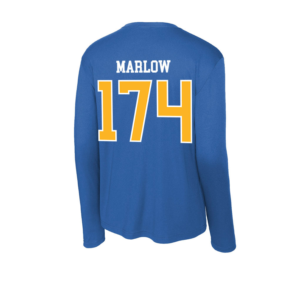 Pittsburgh - NCAA Wrestling : Bode Marlow - Activewear Long Sleeve T-Shirt-1