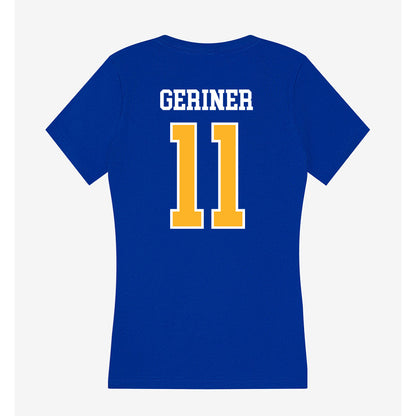 Pittsburgh - NCAA Football : Holden Geriner - Women's V-Neck T-Shirt-1