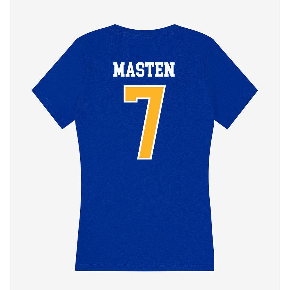 Pittsburgh - NCAA Women's Volleyball : Izzy Masten - Women's V-Neck T-Shirt-1