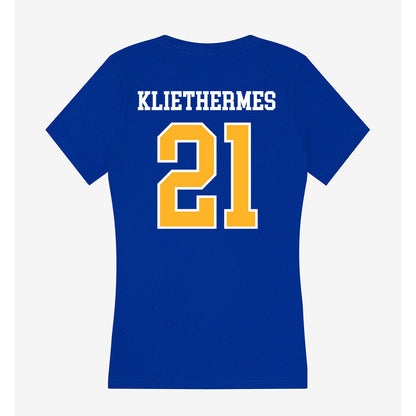 Pittsburgh - NCAA Softball : Mia Kliethermes - Women's V-Neck T-Shirt-1