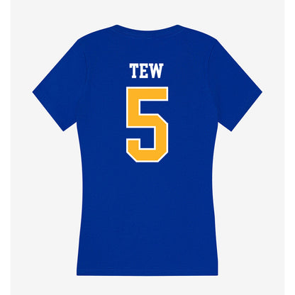 Pittsburgh - NCAA Women's Soccer : Maci Tew - Women's V-Neck T-Shirt-1