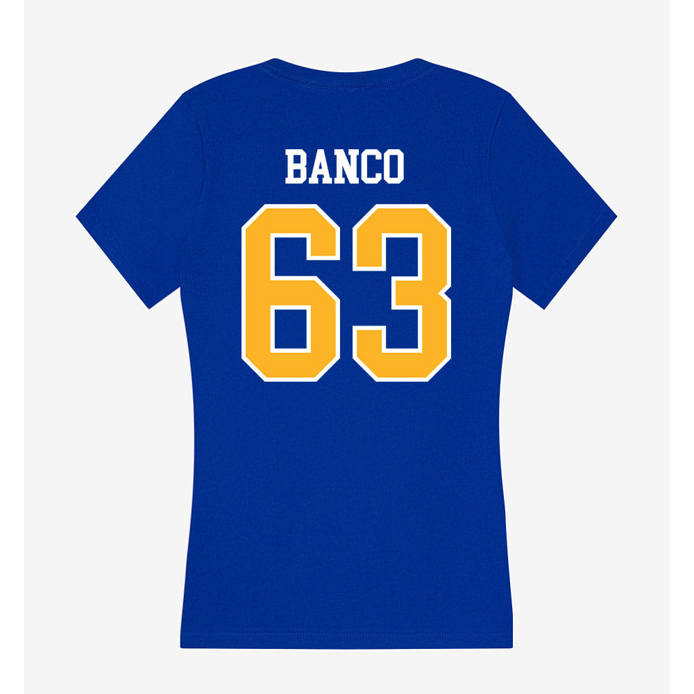 Pittsburgh - NCAA Football : Ty Banco - Women's V-Neck T-Shirt-1