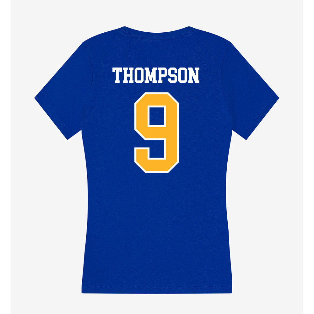 Pittsburgh - NCAA Women's Volleyball : Trinity Thompson - Women's V-Neck T-Shirt-1