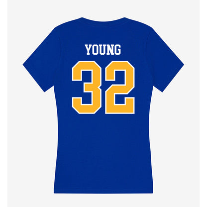 Pittsburgh - NCAA Softball : Jayda Young - Women's V-Neck T-Shirt-1