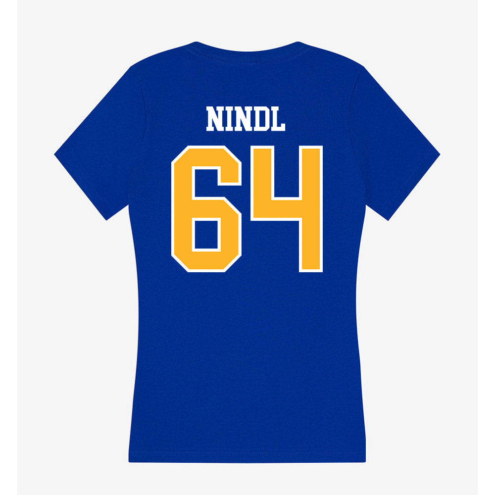 Pittsburgh - NCAA Football : Joshua Nindl - Women's V-Neck T-Shirt-1