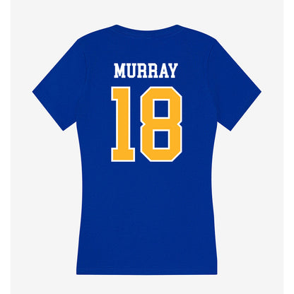 Pittsburgh - NCAA Football : Rashan Murray - Women's V-Neck T-Shirt-1