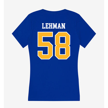 Pittsburgh - NCAA Football : Reston Lehman - Women's V-Neck T-Shirt-1