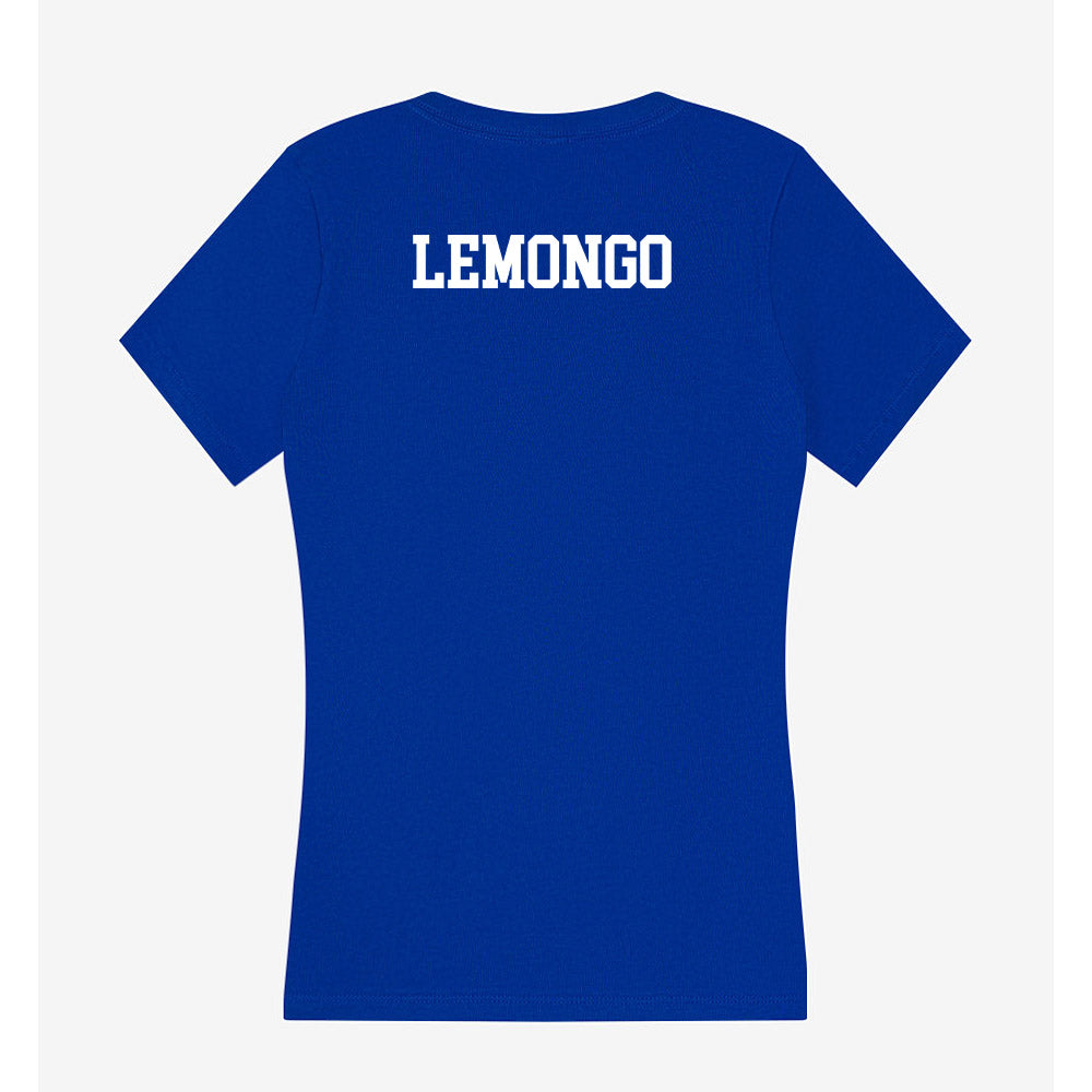 Pittsburgh - NCAA Women's Track & Field : Norrah Lemongo - Women's V-Neck T-Shirt-1
